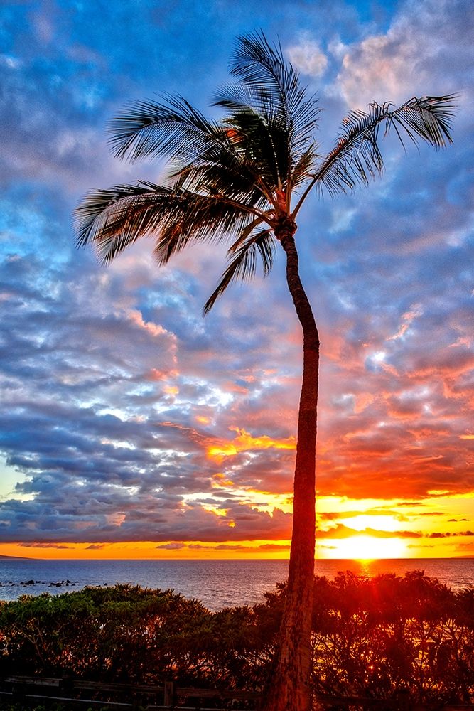 Sunset on Wailea Beach-Maui-Hawaii-USA